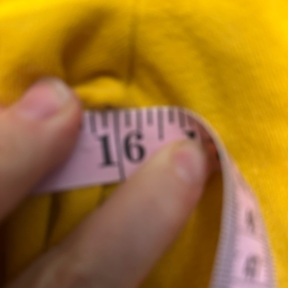 PINK Victoria's Secret Yellow 3/4 Zip Up Sweater - Picture 5 of 7